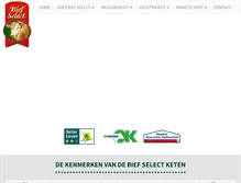 Tablet Screenshot of biefselect.nl